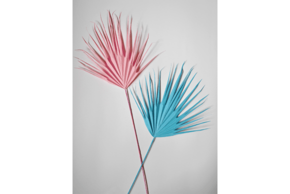 Decorative Palm Leaf 3D SVG for Ornaments