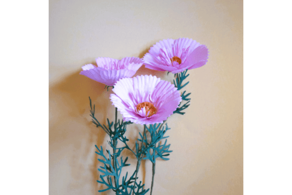 Double Cosmos Cupcake Blush 3D SVG: A Versatile Paper Flower Design Asset