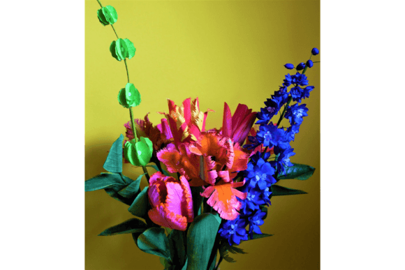Esprit Flower Bouquet: A 3D SVG Floral Masterpiece for Creative Campaigns