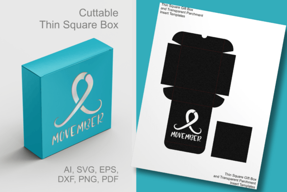 Prostate Cancer Awareness Square Box SVG: A 3D SVG Shapes Review