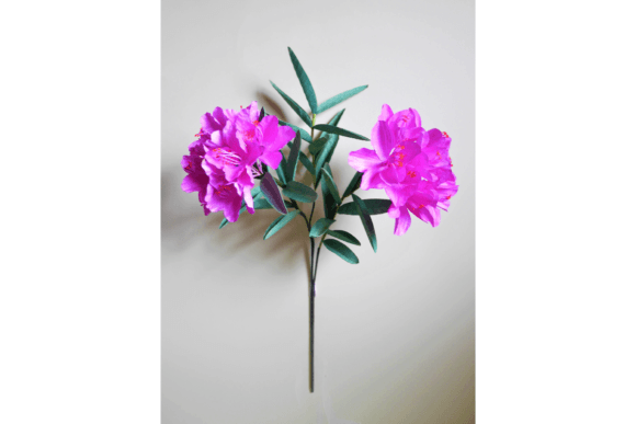 Rhododendron 3D SVG: A Vibrant Paper Flower for Creative Branding