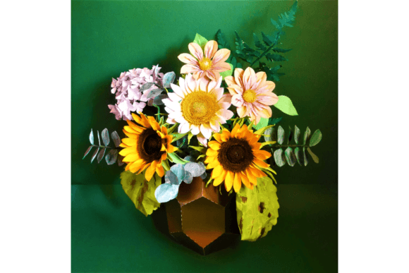 Taliyah Flower Bouquet 3D SVG: A Summer-Inspired Floral Design Asset