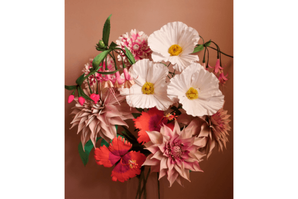 Verona Flower Bouquet: A 3D SVG Floral Composition for Branding and More